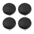 thumbnail image 1 of Unique Bargains 4 Pcs Ton Argent 60mm Dia 5 Clips Enjoliveurs de Moyeu Central de Roue de Voiture, 1 of 7