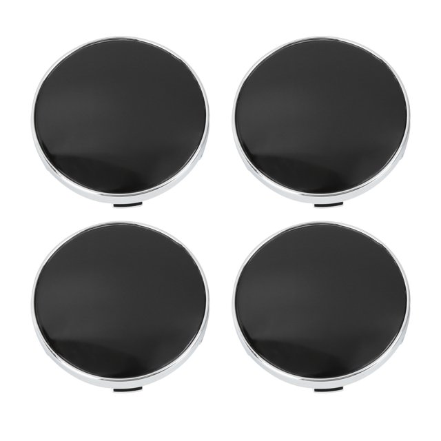 Unique Bargains 4 Pcs Ton Argent 60mm Dia 5 Clips Enjoliveurs de Moyeu Central de Roue de Voiture