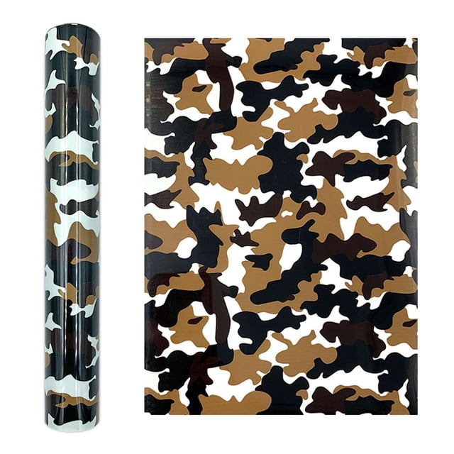 PVCS Vinyle de Transfert Thermique Camouflage à Imprimé Léopard Vinyle d'Impression pour Vêtements