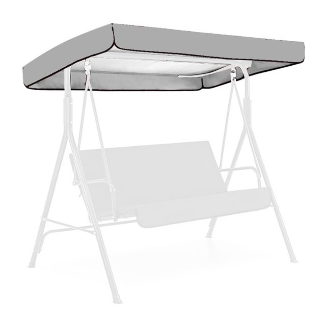 Hbdhejl Replacement Shade Cover For Swing Seat 3 Seater Garden Swing Cover Rainproof Garden Patio Outdoor Rainproof Swing Shade Cover Replacement Shade Cloth