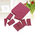 thumbnail image 2 of Milisten 24 Pcs Éponge de Maquillage Hydrophile Non-latex Éponge Compensée pour Femmes (Rouge Vin), 2 of 5