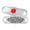 Red | Laser Engraving, variant on MedicEngraved Stainless Steel Custom Medical Alert Bracelet - 4mm Paperclip Link