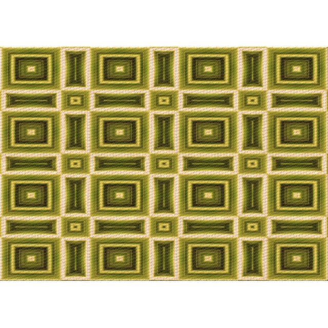 Ahgly Tapis Rectangulaire Lavable en Machine Intérieur Transitionnel Chêne Brun, 5 Pieds x 7 Pieds