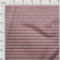 thumbnail image 3 of oneOone Velvet Red Fabric Stripes Sewing Craft Projects Fabric Prints By Yard 58 Inch Wide-50, 3 of 4