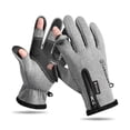 thumbnail image 1 of Gants à Écran Tactile, Gants Chauds d'Hiver, Gants de Conduite pour Temps Froid, Gants de Sport Coupe-Vent Antidérapants pour Cyclisme Course Ski Randonnée, 1 of 9