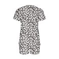 thumbnail image 4 of 2PC Women's V Neck Short Sleeve Two-piece Comfortable Home Pajamas Set Sports Set, 4 of 4