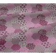 thumbnail image 5 of oneOone Cotton Jersey Light Pink Fabric Geometric Craft Projects Decor Fabric Printed By The Yard 58 Inch Wide, 5 of 5
