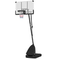 thumbnail image 1 of CoSoTower Basketball Hoop Outdoor, 4.9-10ft Portable Basketball Goal with 44" Shatterproof Backboard, Rebound System, Wheels, 1 of 7