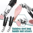 thumbnail image 2 of Angled Head Toenail Clippers for Seniors Toenails Long Handled, Ultra-Sharp B6E8, 2 of 7