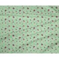 thumbnail image 4 of oneOone Polyester Lycra Fabric Leaves & Flower Floral Printed Fabric 1 Yard 56 Inch Wide, 4 of 4