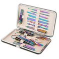 thumbnail image 1 of 18 In 1 Manicure and Pedicure Set  Men‘s Grooming Kit  Gift Manicure Grooming Set Black, 1 of 8