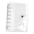 thumbnail image 1 of 1 x Transparent PVC File Folder Loose-leaf Notebook Binder Diary Scheduler School Office Supplies, 1 of 6