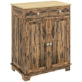 thumbnail image 1 of HOMCOM Kitchen Storage Cabinet, Sideboard Floor Cupboard with 2 Drawers, 1 of 10