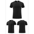 thumbnail image 1 of Styesk T Shirts for Man Men's Summer Solid Color Short Sleeved Outdoor Running Sports Ice Breathable Short Sleeved, 1 of 3