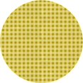 thumbnail image 1 of Ahgly Tapis d'Intérieur Lavable en Machine Carré Transitionnel Jaune Audacieux, 3 Pieds Carré, 1 of 7