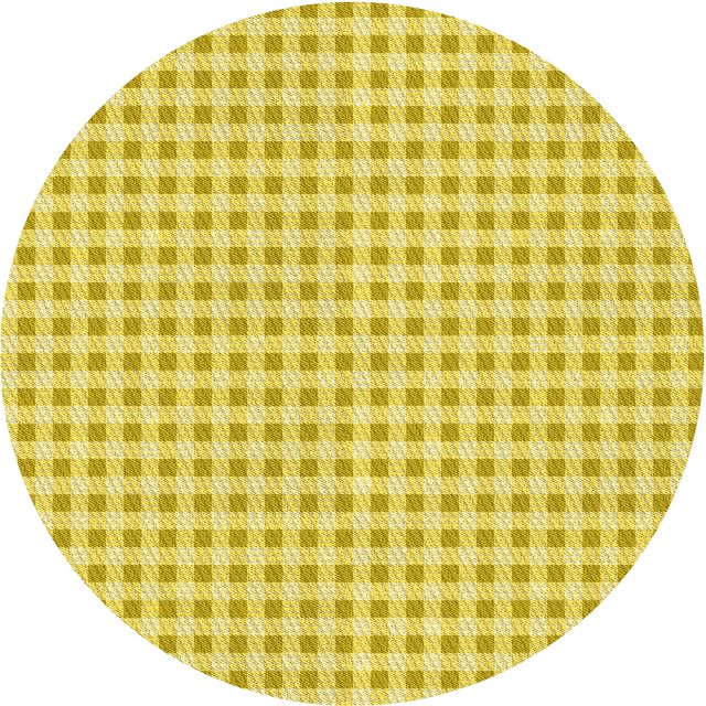 Ahgly Tapis d'Intérieur Lavable en Machine Carré Transitionnel Jaune Audacieux, 3 Pieds Carré