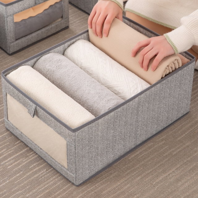 tumgatte Wardrobe Clothes Organizer, Compartment Clothes Organizer With Support, Foldable Washable Laundry Drawer Organizer With Handle Wal&mart Deals