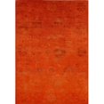 thumbnail image 1 of Ahgly Company Tapis d'Intérieur Rectangle Mid-Century Moderne Rouge Zone Orientale, 2' x 5', 1 of 6