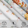 thumbnail image 2 of Blue Pumpkin Fall/Autumn Tablecloth Fall Leaf Round Tablecloth 60 Inch Thanksgiving Harvest Table Cloth for Farmhouse Kitchen Decor Polyester Fabric Autumn Table Cover for Party Outdoor Camping, 2 of 6