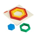 thumbnail image 1 of Fisher-Price Mini Puzzle Arc-en-Ciel en Bois Hexagone - Exclusivité Walmart, 1 of 6