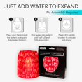 thumbnail image 4 of MODGY Luminary Lanterns 4-Pack - Floating LED Candles with Batteries Included - Luminaries are Great for Weddings, Parties, Patios & Celebrations of All Kinds (HoHo's), 4 of 5