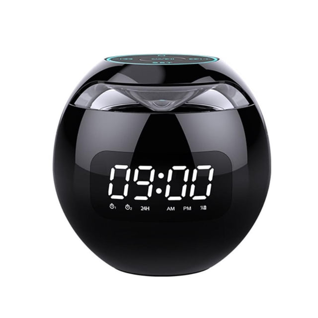 POINTERTECK Alarm Clock Radio Bluetooth Speaker Noise Reduction Practical Bedside Radio Alarm Clocks