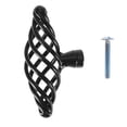 thumbnail image 2 of Handle Iron Matt Black Birdcage Solid Cabinet Handle Simple Style Furniture Door Accessory#3-0, 2 of 8