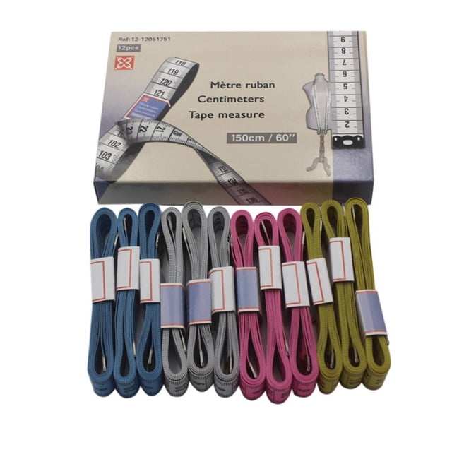 2019 Measuring Tape Four-color 12-Piece 150cm Soft Leather Tailoring Ruler