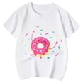 thumbnail image 4 of Tunique Chat et Enfants Imprimé Mignon Manches Courtes Col Rond T-Shirt, 4 of 4