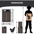 thumbnail image 3 of Automatic Chicken Coop Door With Battery, Light Detection, Aluminum Automatic Chicken Coop Door, 3 of 5
