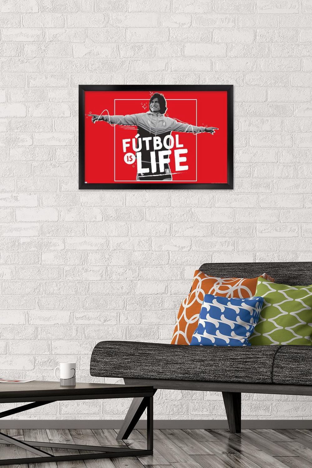 Ted Lasso - Futbol is Life Wall Poster, 22.375" x 34"