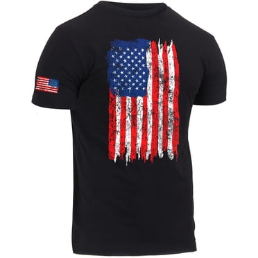 Rothco Distressed US Flag Athletic Fit T-Shirt