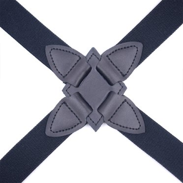 serony Polyester Men Women Brace Fashionable Replacement Portable Stylish Adjustable Elastic Back Braces with 2 Clips Brown