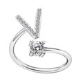 thumbnail image 1 of TIMIFIS Rings Knuckle Stacking Rings Women's Fashion Opening Ring Couple Ring Opening Letter Ring Jewelry Rings for Women;Teen Girls;Man - Summer, 1 of 1