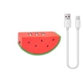 thumbnail image 3 of Sentmoon Fruit Shaped 3-Port USB Hub Multi-Device Charging Data Transfer Laptop Desktop Splitter Cute Compact Portable Design for Office Home Travel School, 3 of 7