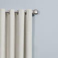 thumbnail image 3 of Mainstays Faux Suede 84" Drapery Grommet Window Curtains Panel, Grey, 3 of 6