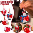 thumbnail image 1 of CNKOO 4PCS Santa Snowman Painted Gift Tree Decoration Pendant, 1 of 6