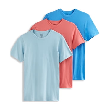 Jockey T-Shirt de Dessous Classique à Col Ras du Cou pour Hommes en Coton 100 % - Lot de 3