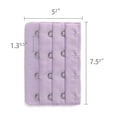 thumbnail image 3 of INSPIRE CHIC Women's 3 x 4 Hooks Bra Extender Extension Strap Multi Color Bra Band 5 Pcs Multi-Color-4, 3 of 5