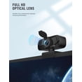 thumbnail image 4 of Full HD 1080P Webcam with Microphone and Rotatable 1080P Webcam with USB Cable, 4 of 7