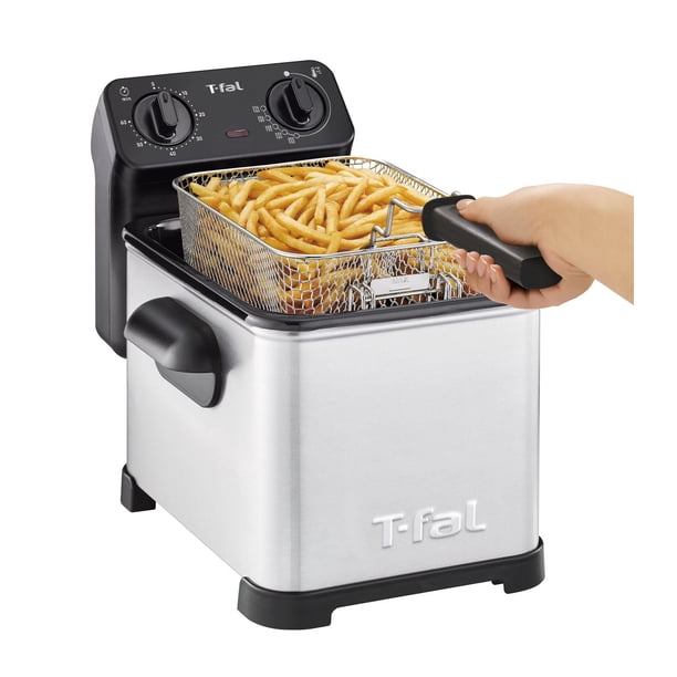 T-fal Family Pro Deep Fryer, 3L / 3.2 Qt, Stainless Steel