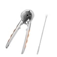 thumbnail image 4 of Nut Opener Pliers with Ergonomic Handle and Funnel Design for Cracking Walnuts, Pecans, Hazelnuts, Almonds and Chestnuts in Kitchen, 4 of 9