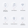 thumbnail image 1 of Appareil Multifonction WiFi Pager Intelligent Sans Fil SOS Système d'Alerte Médicale Dispositif d'Alerte de Chute Système d'Alerte d'Infirmière Bouton d'Alerte Sonnette Application Contrôle par Téléphone Mobile pour Patients Âgés, 1 of 7