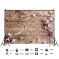 thumbnail image 4 of 1pc Fleurs Planche Imprimé Toile de Fond Printemps Photographie Prop Studio Décoration, 4 of 6