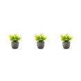 thumbnail image 4 of Decodeary Green Eco-friendly Artificial Money Tree In Pot Long-lasting Durability Realistic Appearance yellow rose 3Set, 4 of 6