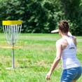 thumbnail image 5 of Uxcell Flying Disc Colorful Plastic Flying Disk Flyer for Outdoor Sports Training Playing Lawn Game Green/Yellow, 5 of 5