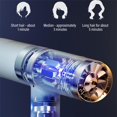 thumbnail image 4 of AMERTEERHigh-Power Electric Hair Dryer - 2000W Salon Grade Blow Dryer with Overheating Protection  3 Wind Speeds  and Infinitely Variable Temperature Control  Available in Black, 4 of 7