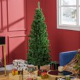 thumbnail image 2 of HOMCOM 5FT Artificial Christmas Tree with Automatic Open for Home Green, 2 of 10