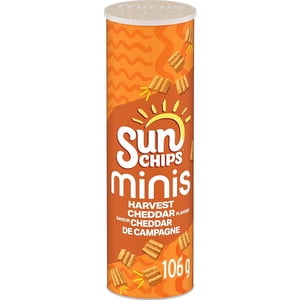 SunChips Minis Récolte Saveur Cheddar Snacks multigrains