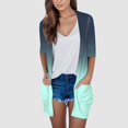 thumbnail image 2 of Long Sleeve Cardigan For Women Fall Open Front Cardigan With Pockets Casual Duster Lightweight Cardigan Sweater, 2 of 4